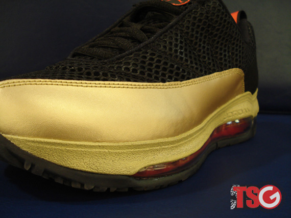 Jordan Cmft Max Air 12 Gs Gold Black Red New Images Tsg 02