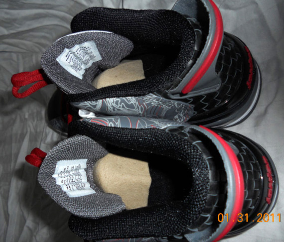 Jordan Dub Zero Black Red White Grey Unreleased Sample 01