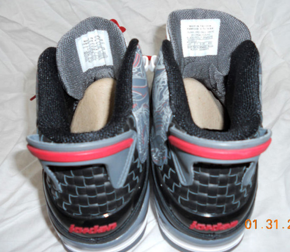 Jordan Dub Zero Black Red White Grey Unreleased Sample 05