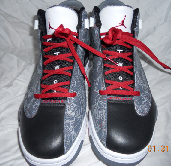 Jordan Dub Zero Black Red White Grey Unreleased Sample 08