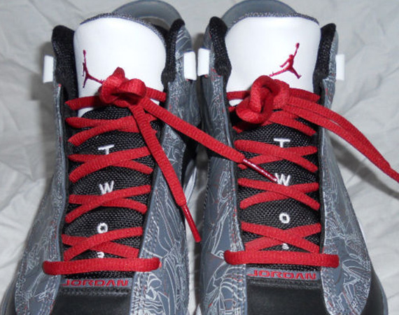 Jordan Dub Zero Black Red White Grey Unreleased Sample 09