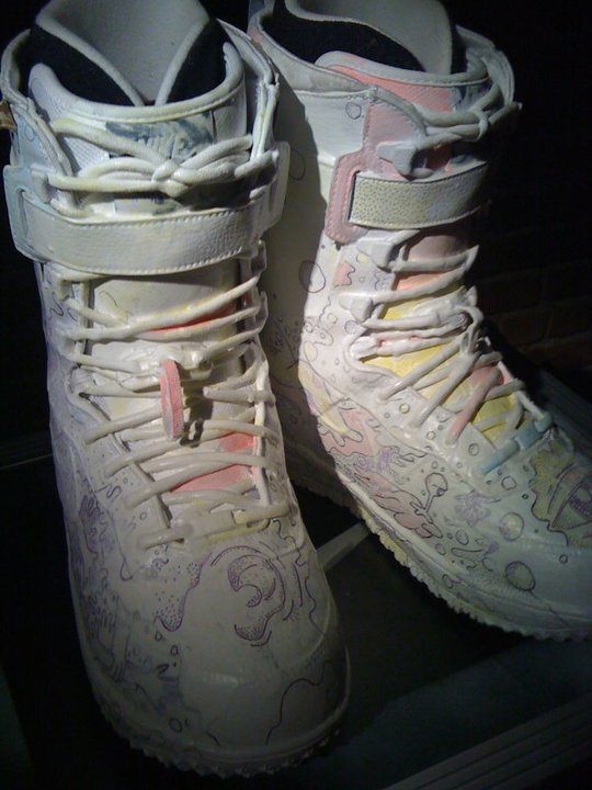 Julian Smith Nike Snowboarding Boot Shoe Shine