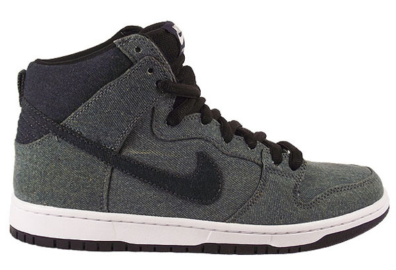 Nike Sb Dunk High Denim Midnight Navy Obsidian 1