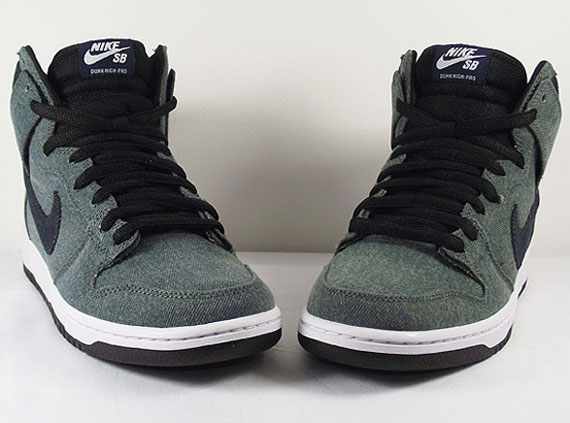 Nike Sb Dunk High Denim Midnight Navy Obsidian 2