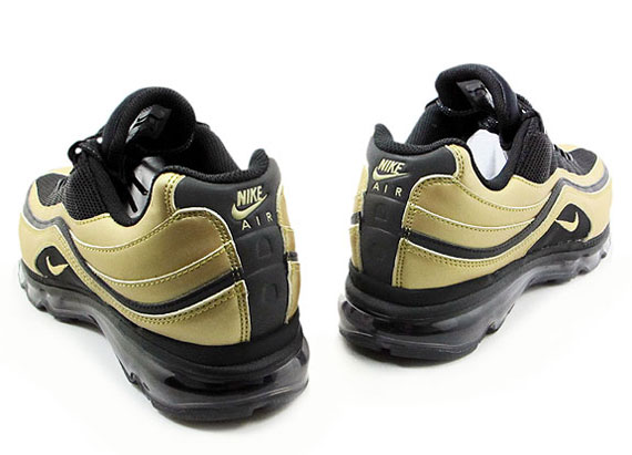 Nike Air Max 24 7 Black Metallic Gold White New Images 02