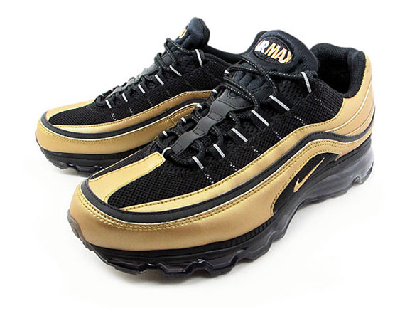 Nike Air Max 24 7 Black Metallic Gold White New Images 03