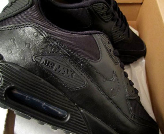 Nike Air Max 90 Premium Cbf Black Ostrich 02