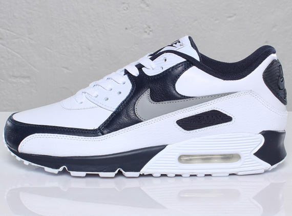 Nike Air Max 90 White Medium Grey Obsidian 05