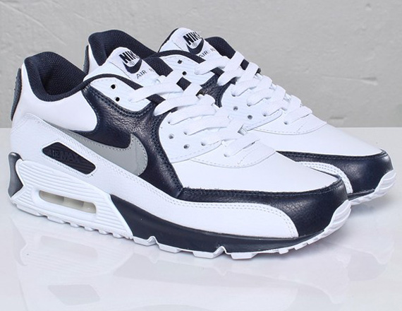 Nike Air Max 90 White Medium Grey Obsidian 07