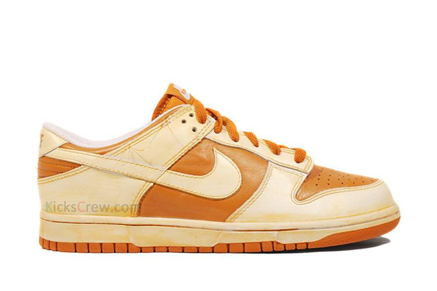 Nike Dunk Low Vintage Pack Dark Curry White 1