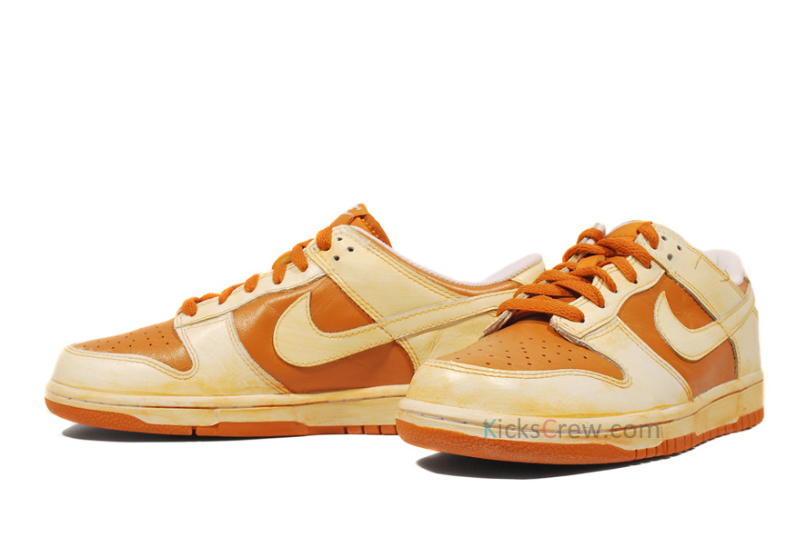 Nike Dunk Low Vintage Pack Dark Curry White 2