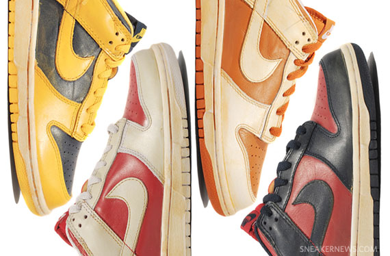 Nike Dunk Low Vintage Pack Detailed Images