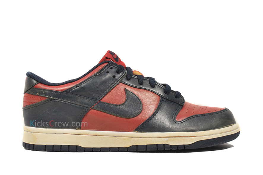 Nike Dunk Low Vintage Pack Varsity Red Midnight Navy 1