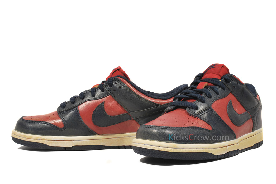 Nike Dunk Low Vintage Pack Varsity Red Midnight Navy 2