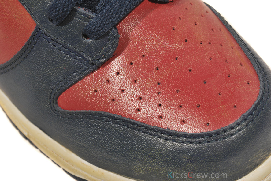 Nike Dunk Low Vintage Pack Varsity Red Midnight Navy 5