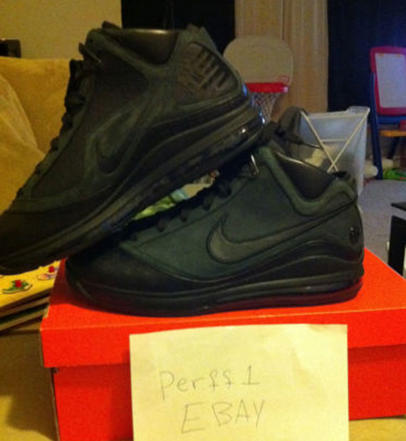 Nike Lebron Vii All Black Everything Ebay 2