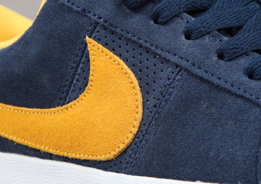 Nike SB Blazer Low CS – Midnight Navy – Varsity Maize | Available