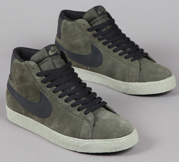 Nike Sb Blazer Mid Bog Green Black March 2011 08