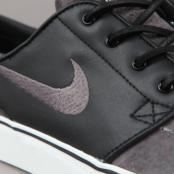 Nike Sb Zoom Stefan Janoski Black Midnight Fog March 2011 Flatspot 04