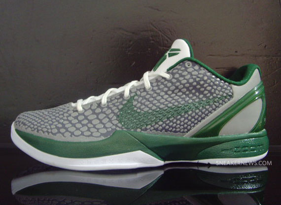 Nike Zoom Kobe Vi Grey Deep Forest White 3