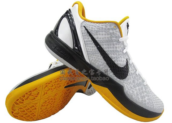 Nike Zoom Kobe Vi White Black Del Sol New Images 12