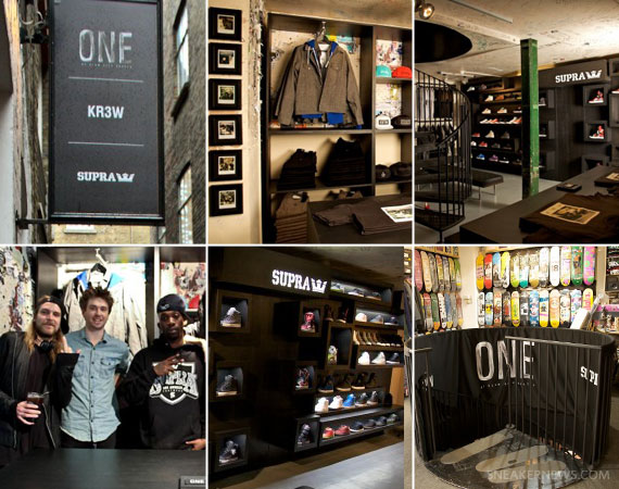 Supra & KR3W 'ONE' Retail Space @ Slam City Skates