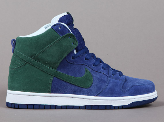 Nike Sb Dunk High Deep Royal Noble Green  4359