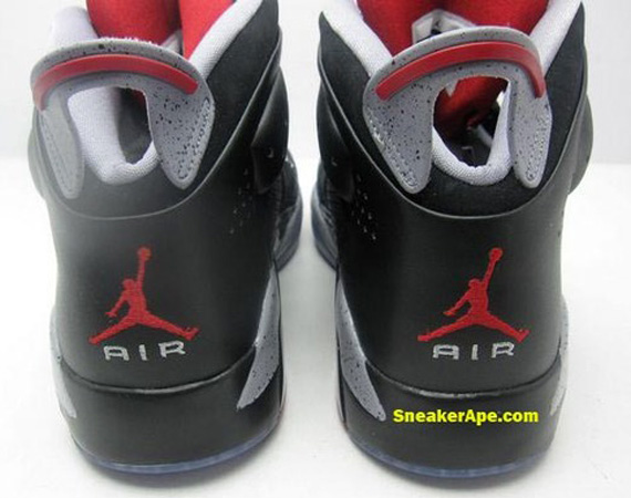 Air Jordan 6-17-23 - Black - Varsity Red - Cement Grey - New Images