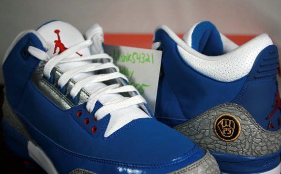 Air Jordan Iii Andruw Jones La Dodgers Pe Cleats 05