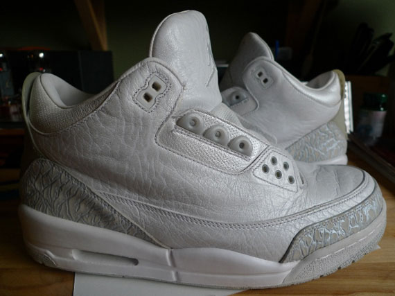 Air Jordan Iii Pearlized White Sample 03