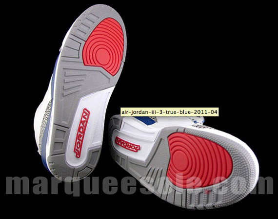 Air Jordan Iii Retro True Blue 2011 New Images 3