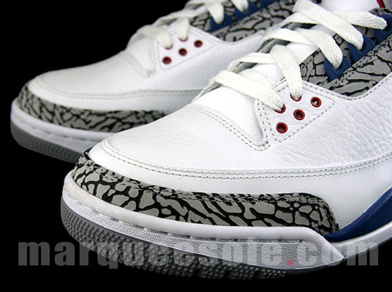 Air Jordan Iii Retro True Blue 2011 New Images 4