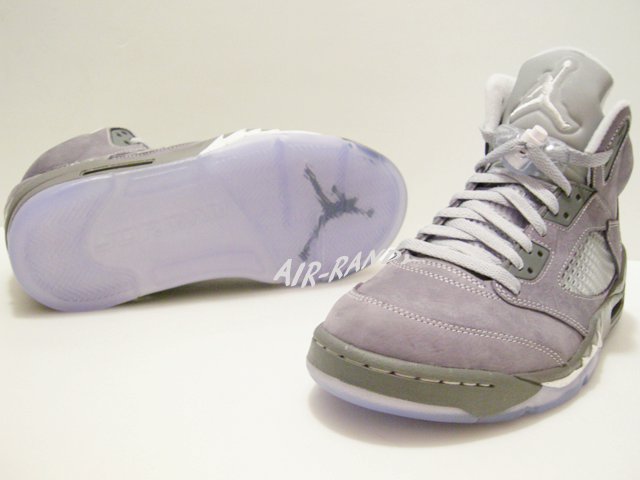 Air Jordan V Light Graphite White Wolf Grey 4