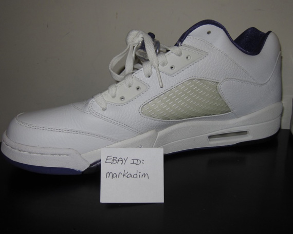 Air Jordan V Low Mike Bibby Kings Home Pe 05