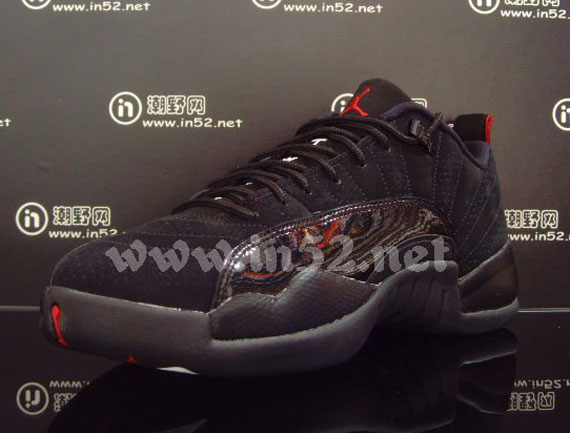 Air Jordan Xii Low Black Patent In52 01