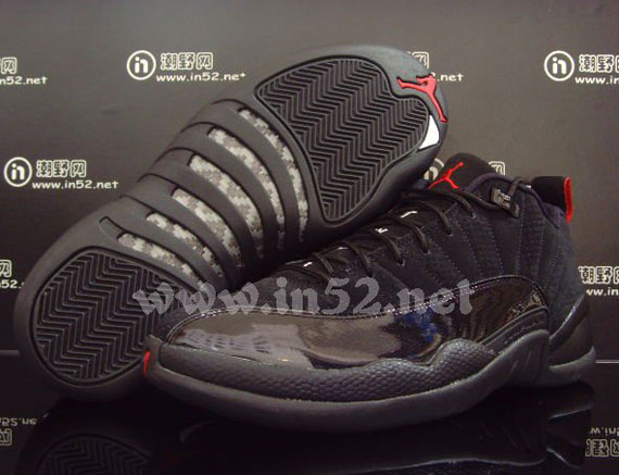 Air Jordan Xii Low Black Patent In52 03