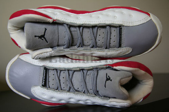 Air Jordan XIII GS – White – Red – Grey | OG Sample on eBay