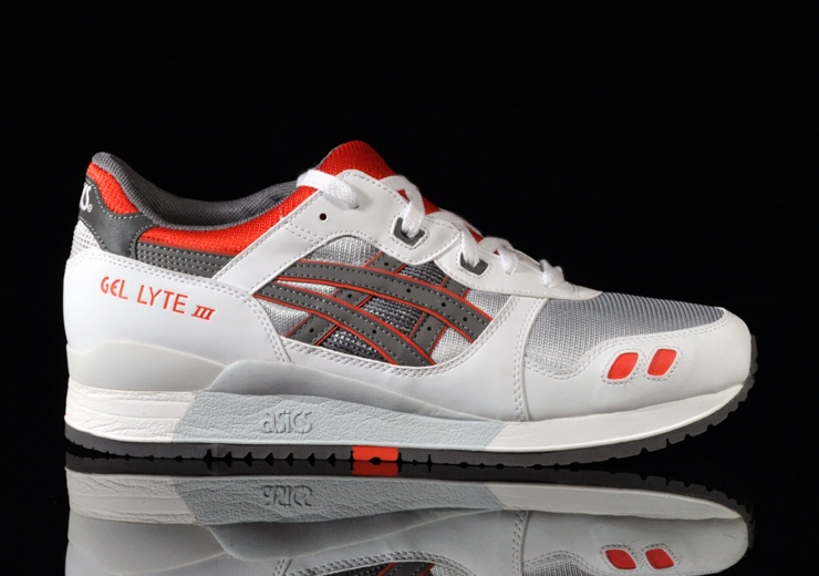 Asics Gel Lyte Iii White Grey Red 1