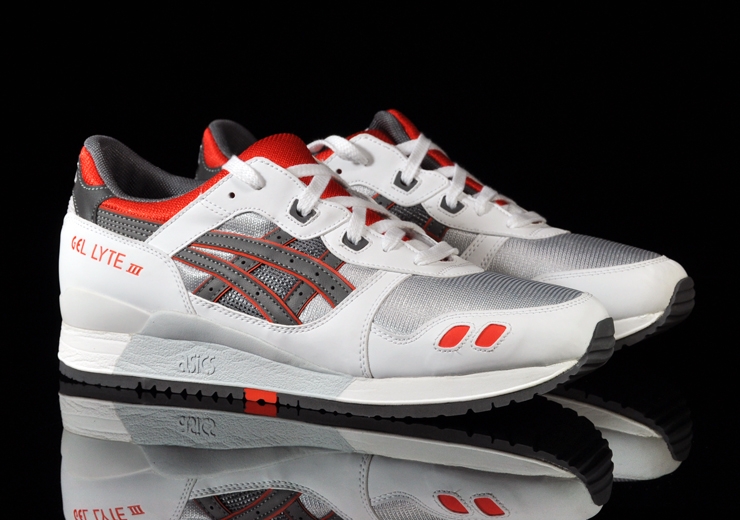 Asics Gel Lyte Iii White Grey Red 2