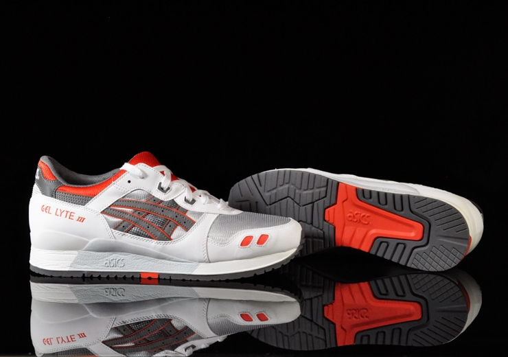 Asics Gel Lyte Iii White Grey Red 5