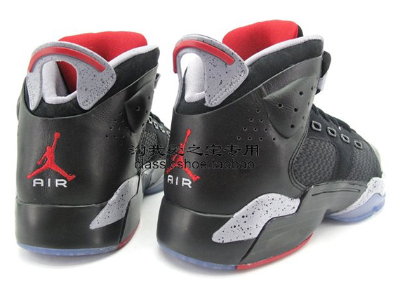 Jordan 6 17 23 Black Varsity Red Cement Grey 06