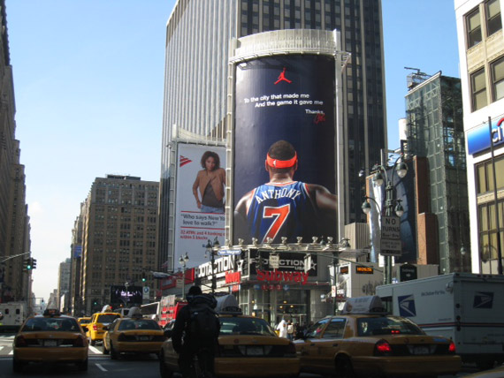 Jordan Brand Melo Billboard Nyc 2