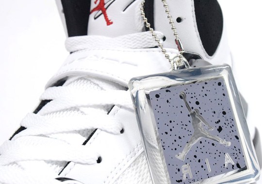 Jordan Flight 45 High – White – Black – Cement