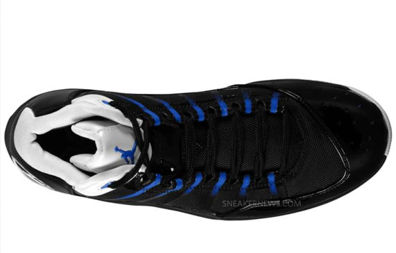 Jordan Pit High Flyer Black White Varsity Royal 05