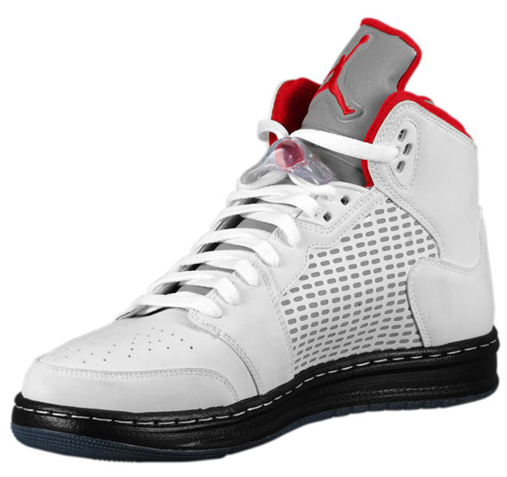 Jordan Prime 5 White Black Varsity Red Reflective Silver Available 02