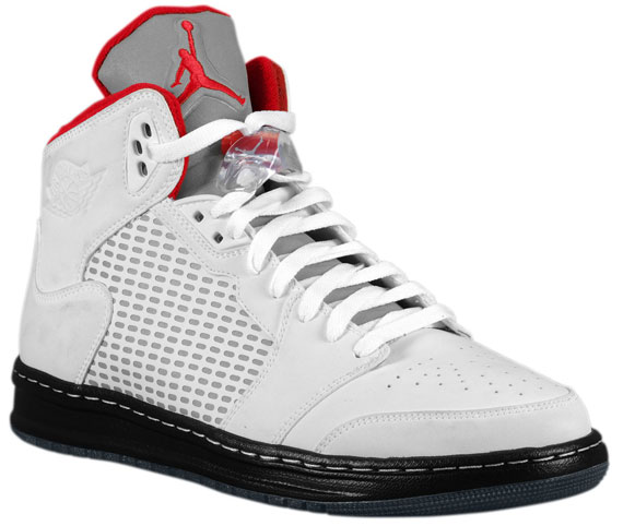 Jordan Prime 5 White Black Varsity Red Reflective Silver Available 06