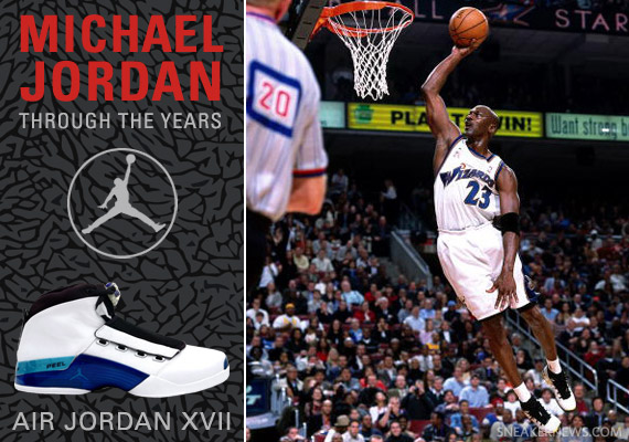 Mj Through The Years Air Jordan Xvii