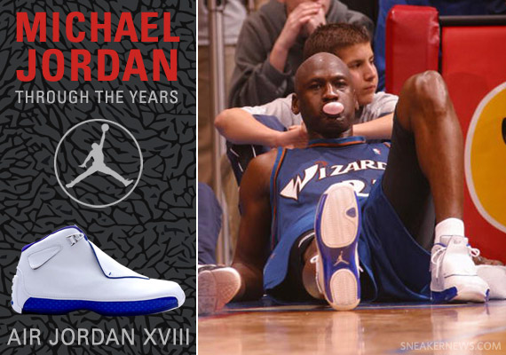 Mj Through The Years Air Jordan Xviii