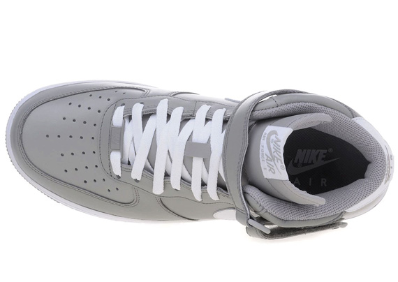 Nike Air Force 1 07 Mid Grey White Jd 01