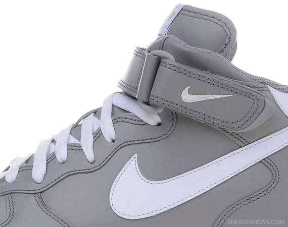 Nike Air Force 1 07 Mid Grey White Jd 07